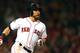 BOSTON, MA - OCTOBER 30: Jacoby Ellsbury #2 of the Boston Red Sox in action against the St. Louis Cardinals during Game Six of the 2013 World Series at Fenway Park on October 30, 2013 in Boston, Massachusetts. (Photo by Elsa/Getty Images)