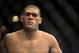 May 26, 2012; Las Vegas, NV, USA; Antonio Silva awaits the start of the fight against Cain Velasquez (not pictured) during UFC 146 at the MGM Grand Garden event center. Mandatory Credit: Ron Chenoy-USA TODAY Sports