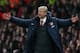 MANCHESTER, ENGLAND - NOVEMBER 10: Arsenal Manager Arsene Wenger reacts during the Barclays Premier League match between Manchester United and Arsenal at Old Trafford on November 10, 2013 in Manchester, England. (Photo by Alex Livesey/Getty Images)
