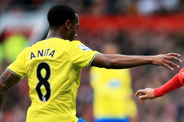 GIF: Vurnon Anita's Hand Stops Manchester United Goal vs. Newcastle
