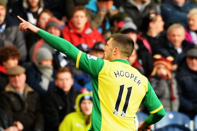 GIF: Gary Hooper Goal Puts Norwich 1-0 Ahead at West Bromwich Albion