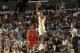 LOS ANGELES - JANUARY 22: Kobe Bryant #8 of the Los Angeles Lakers puts up a shot over Jalen Rose #5 of the Toronto Raptors on January 22, 2006 at Staples Center in Los Angeles, California. Bryant scored 81 points in the Lakers 122-104 win over the Raptors. NOTE TO USER: User expressly acknowledges and agrees that, by downloading and/or using this Photograph, user is consenting to the terms and conditions of the Getty Images License Agreement. Mandatory Copyright Notice: Copyright 2006 NBAE (Photo by Noah Graham/NBAE via Getty Images)