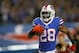 TORONTO, ON - DECEMBER 01: C.J. Spiller #28 of the Buffalo Bills runs for a 36 yard touchdown in the fourth quarter against the Atlanta Falcons at Rogers Centre on December 1, 2013 in Toronto, Ontario.Atlanta won 34-31 in overtime. (Photo by Rick Stewart/Getty Images)