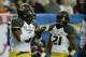 Dec 7, 2013; Atlanta, GA, USA; Missouri Tigers wide receiver Darius White (8) celebrates a touchdown during the second quarter of the 2013 SEC Championship game against the Auburn Tigers at Georgia Dome. Mandatory Credit: Kevin Liles-USA TODAY Sports