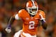 CLEMSON, SC - NOVEMBER 14: Sammy Watkins #2 of the Clemson Tigers during their game at Clemson Memorial Stadium on November 14, 2013 in Clemson, South Carolina. (Photo by Streeter Lecka/Getty Images)