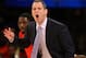 NEW YORK, NY - MARCH 13: head coach Mike Rice of the Rutgers Scarlet Knights shouts instructions to his team against Notre Dame Fighting Irish during the second round of the Big East Tournament at Madison Square Garden on March 13, 2013 in New York City. (Photo by Al Bello/Getty Images)