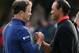 Tiger Woods congratulates Zach Johnson at Northwestern Mutual World Challenge