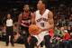 TORONTO, CANADA - November 17: DeMar DeRozan #10 of the Toronto Raptors sets up for the shot against the Portland Trail Blazers during the game on November 17, 2013 at the Air Canada Centre in Toronto, Ontario, Canada. NOTE TO USER: User expressly acknowledges and agrees that, by downloading and or using this Photograph, user is consenting to the terms and conditions of the Getty Images License Agreement. Mandatory Copyright Notice: Copyright 2013 NBAE (Photo by Ron Turenne/NBAE via Getty Images)