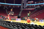 Rockets' Mascot Hits Incredible Half-Court Shot