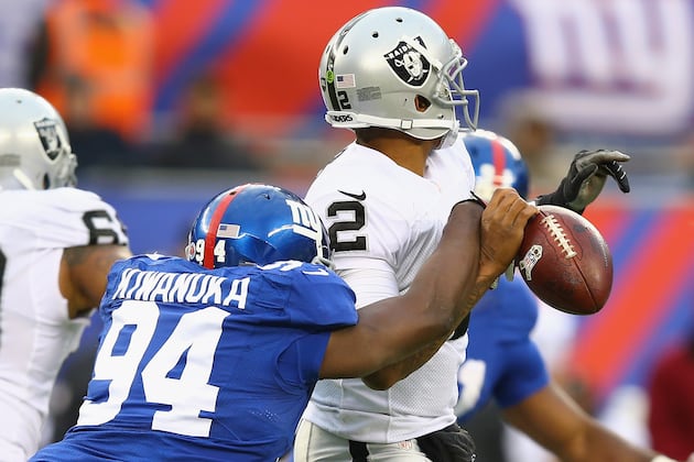 Mathias Kiwanuka Says Giants Have Taken on 'Plenty' of Adversity