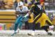 PITTSBURGH, PA - DECEMBER 08: Daniel Thomas #33 of the Miami Dolphins rushes against the Pittsburgh Steelers during the game on December 8, 2013 at Heinz Field in Pittsburgh, Pennsylvania. (Photo by Justin K. Aller/Getty Images)