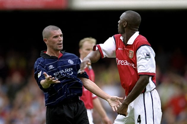 Roy Keane and Patrick Vieira Argue over Joint Arsenal and Manchester United XI