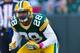 Oct 28, 2012; Green Bay, WI, USA; Green Bay Packers safety Sean Richardson (28) during the game against the Jacksonville Jaguars at Lambeau Field. The Packers defeated the Jaguars 24-15. Mandatory Credit: Jeff Hanisch-USA TODAY Sports