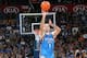 OKLAHOMA CITY, OK - NOVEMBER 18: Oklahoma City Thunder fan Cameron Rodriguez hits a halfcourt shot to win $20,000 during halftime against the Denver Nuggets on November 18, 2013 at the Chesapeake Energy Arena in Oklahoma City, Oklahoma. NOTE TO USER: User expressly acknowledges and agrees that, by downloading and or using this Photograph, user is consenting to the terms and conditions of the Getty Images License Agreement. Mandatory Copyright Notice: Copyright 2013 NBAE (Photo by Layne Murdoch Jr./NBAE via Getty Images)