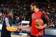 DENVER, CO - NOVEMBER 21: Nate Robinson #10 of the Denver Nuggets and Joakim Noah #13 of the Chicago Bulls talk before the game on November 21, 2013 at the Pepsi Center in Denver, Colorado. NOTE TO USER: User expressly acknowledges and agrees that, by downloading and/or using this Photograph, user is consenting to the terms and conditions of the Getty Images License Agreement. Mandatory Copyright Notice: Copyright 2013 NBAE (Photo by Garrett W. Ellwood/NBAE via Getty Images)