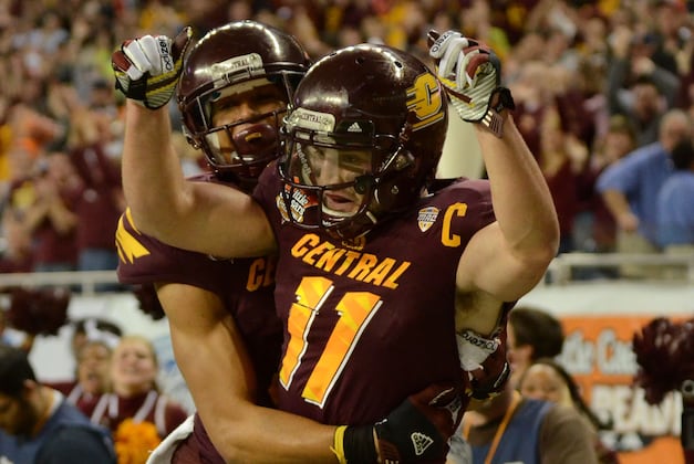 Lions Sign Ex-Central Michigan WR Cody Wilson to Practice Squad