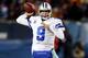 CHICAGO, IL - DECEMBER 09: Quarterback Tony Romo #9 of the Dallas Cowboys passes against the Chicago Bears during a game at Soldier Field on December 9, 2013 in Chicago, Illinois. (Photo by Jonathan Daniel/Getty Images)