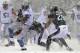 PHILADELPHIA, PA - DECEMBER 08: Calvin Johnson #81 of the Detroit Lions carries the ball as Nate Allen #29 of the Philadelphia Eagles defends on December 8, 2013 at Lincoln Financial Field in Philadelphia, Pennsylvania. (Photo by Elsa/Getty Images)