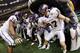 NEW ORLEANS, LA - DECEMBER 22: The East Carolina Pirates take the field during the R+L Carriers New Orleans Bow at the Mercedes-Benz Superdome on December 22, 2012 in New Orleans, Louisiana. (Photo by Chris Graythen/Getty Images)