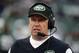 Dec 8, 2013; East Rutherford, NJ, USA; New York Jets coach Rex Ryan reacts during the game against the Oakland Raiders at MetLife Stadium. Mandatory Credit: Kirby Lee-USA TODAY Sports