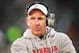 November 3, 2012; East Lansing, MI, USA; Nebraska Cornhuskers head coach Bo Pelini during the second half of a game against the Michigan State Spartans at Spartan Stadium. Nebraska won 28-24. Mandatory Credit: Mike Carter-USA TODAY Sports