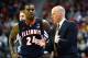 LAS VEGAS, NV - NOVEMBER 26: Rayvonte Rice #24 of the Illinois Fighting Illini talks with head coach John Groce during a game against the UNLV Rebels at the Thomas & Mack Center on November 26, 2013 in Las Vegas, Nevada. Illinois won 61-59. (Photo by Ethan Miller/Getty Images)