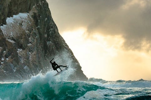 How I Got the Shot: Dane Gudauskas Surfs Norway's Frozen Waters
