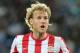 DNIPROPETROVSK, UKRAINE - SEPTEMBER 20: Ola Toivonen of PSV Eindhoven in action during the UEFA Europa League group stage match between FC Dnipro Dnipropetrovsk and PSV Eindhoven on September 20, 2012 at the Dnipro Arena in Dnipropetrovsk, Ukraine. (Photo by Genya Savilov/EuroFootball/Getty Images)