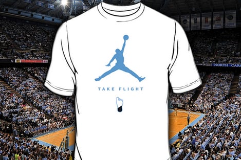 Photo: UNC Will Give Away Jordan Brand Shirts for UK Game, Calls for White out