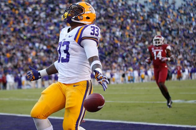 LSU RB Jeremy Hill Should Dominate the Outback Bowl vs. Iowa