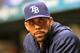 ST. PETERSBURG, FL - MAY 24: Pitcher David Price #14 of the Tampa Bay Rays watches play against the New York Yankees May 24, 2013 at Tropicana Field in St. Petersburg, Florida. The Yankees won 9 - 4. (Photo by Al Messerschmidt/Getty Images)