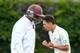 WELLINGTON, NEW ZEALAND - DECEMBER 13: Trent Boult of New Zealand celebrates after taking the wicket of Darren Sammy of the West Indies during day three of the Second Test match between New Zealand and the West Indies at Basin Reserve on December 13, 2013 in Wellington, New Zealand. (Photo by Hagen Hopkins/Getty Images)