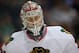 Antti Raanta figures to be quite the busy rookie in net for the Chicago Blackhawks.