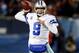 CHICAGO, IL - DECEMBER 09: Quarterback Tony Romo #9 of the Dallas Cowboys passes against the Chicago Bears during a game at Soldier Field on December 9, 2013 in Chicago, Illinois. (Photo by Jonathan Daniel/Getty Images)
