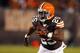 CLEVELAND, OH - NOVEMBER 03: Fullback Chris Ogbonnaya #25 runs the ball against the Baltimore Ravens at FirstEnergy Stadium on November 3, 2013 in Cleveland, Ohio. (Photo by Matt Sullivan/Getty Images)