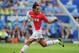 LEICESTER, ENGLAND - JULY 27: Radamel Falcao of Monaco in action during the the pre season friendly match between Leicester City and Monaco at The King Power Stadium on July 27, 2013 in Leicester, England. (Photo by Michael Regan/Getty Images)