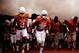 AUSTIN, TX - NOVEMBER 16: The Texas Longhorns take the field for the second half during a game against the Oklahoma State Cowboys at Darrell K Royal-Texas Memorial Stadium on November 16, 2013 in Austin, Texas. Oklahoma State won the game 38-13. (Photo by Stacy Revere/Getty Images)