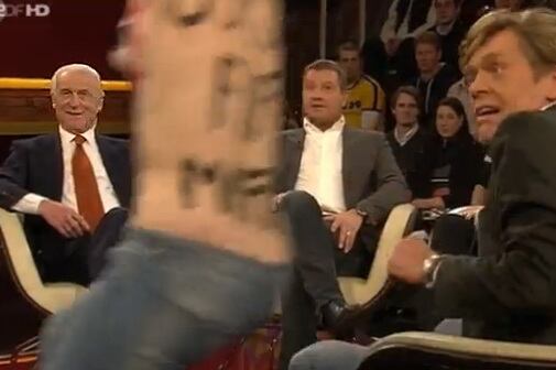 Giovanni Trapattoni Seemed to Enjoy FEMEN's Topless Protest