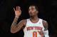 NEW YORK, NY - DECEMBER 11: J.R. Smith #8 of the New York Knicks sinks a basket against the Chicago Bulls at Madison Square Garden on December 11, 2013 in New York City. The Knicks defeated the Bulls 83-78. NOTE TO USER: User expressly acknowledges and agrees that, by downloading and or using this Photograph, user is consenting to the terms and conditions of the Getty Images License Agreement. (Photo by Bruce Bennett/Getty Images)