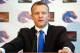 Harsin being introduced as head coach of the Boise State Broncos on December 13, 2013.