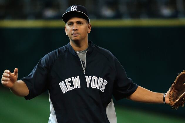Alex Rodriguez Arrives but Remains Mum at David Ortiz's Charity Golf Event