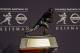 Dec 8, 2012; New York, NY, USA; A detailed view of the Heisman Trophy during a press conference before the announcement of the 2012 Heisman Trophy winner at the Marriott Marquis in downtown New York City. Mandatory Credit: Jerry Lai-USA TODAY Sports