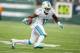 EAST RUTHERFORD, NJ - DECEMBER 01: Mike Wallace #11 of the Miami Dolphins in action against the New York Jets during their game at MetLife Stadium on December 1, 2013 in East Rutherford, New Jersey. (Photo by Al Bello/Getty Images)