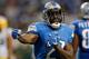 DETROIT, MI - NOVEMBER 28: Reggie Bush #21 of the Detroit Lions reacts after a second quarter reception and long run while playing the Green Bay Packers at Ford Field on November 28, 2013 in Detroit, Michigan. (Photo by Gregory Shamus/Getty Images)