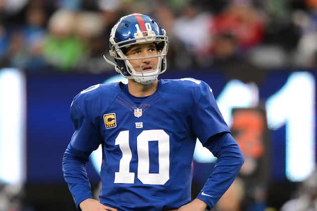 Seahawks Intercept Manning 5 Times, Blank Giants