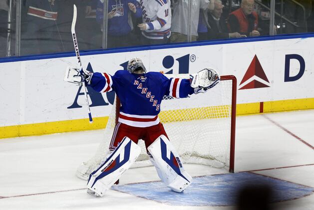 Rangers Rally to Beat Flames 4-3 in Shootout