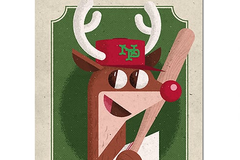 Reindeer Rudolph Is a 5-Tool Phenom, According to Baseball-Reference Page