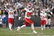 Dec 15, 2013; Oakland, CA, USA; Kansas City Chiefs running back Jamaal Charles (25) catches a 71 yard touchdown pass against the Oakland Raiders in the third quarter at O.co Coliseum. The Chiefs defeated the Raiders 56-31. Mandatory Credit: Cary Edmondson-USA TODAY Sports