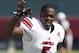 PHILADELPHIA, PA - OCTOBER 5: Quarterback Teddy Bridgewater #5 of the Louisville Cardnials walks off the field during pregame against Temple University Owls on October 5, 2013 at Lincoln Financial Field in Philadelphia, Pennslyvania (Photo by Mitchell Leff/Getty Images)