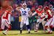 KANSAS CITY, MO - DECEMBER 23: Quarterback Andrew Luck #12 of the Indianapolis Colts in action during the game against the Kansas City Chiefs at Arrowhead Stadium on December 23, 2012 in Kansas City, Missouri. (Photo by Jamie Squire/Getty Images)